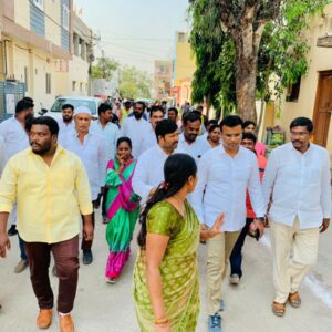 ‘ప్రగతి యాత్ర‘లో భాగంగా చింతల్ డివిజన్ లో ఎమ్మెల్యే కేపి వివేకానంద్ పర్యటన…