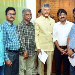 చంద్రబాబుతో ఏపీయూడబ్ల్యూజే ప్రతినిధుల భేటీ