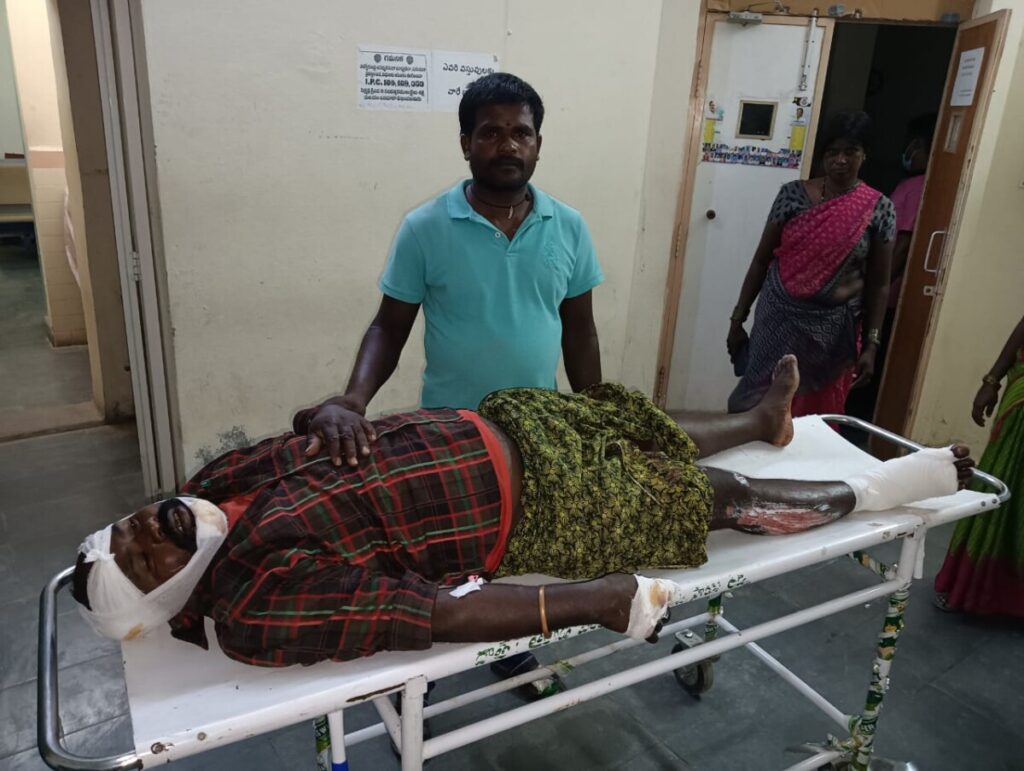 Bipist seriously injured, shifted to hospital