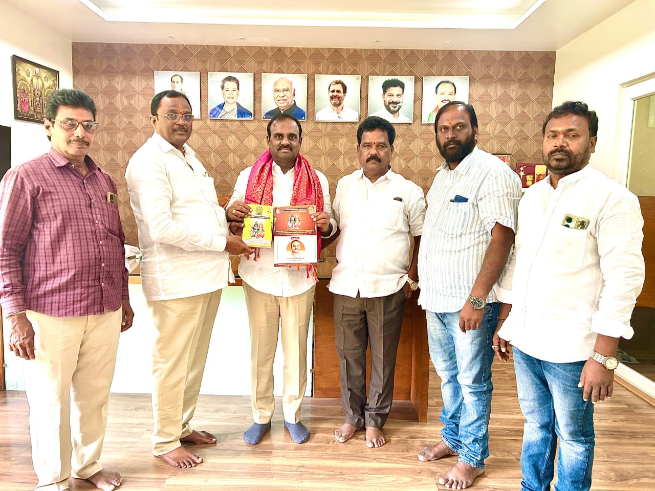 ఆలయ ధ్వజస్తంభ, శిఖర ప్రతిష్ట మహోత్సవానికి ముఖ్య అతిథిగా నర్సారెడ్డి భూపతి రెడ్డి