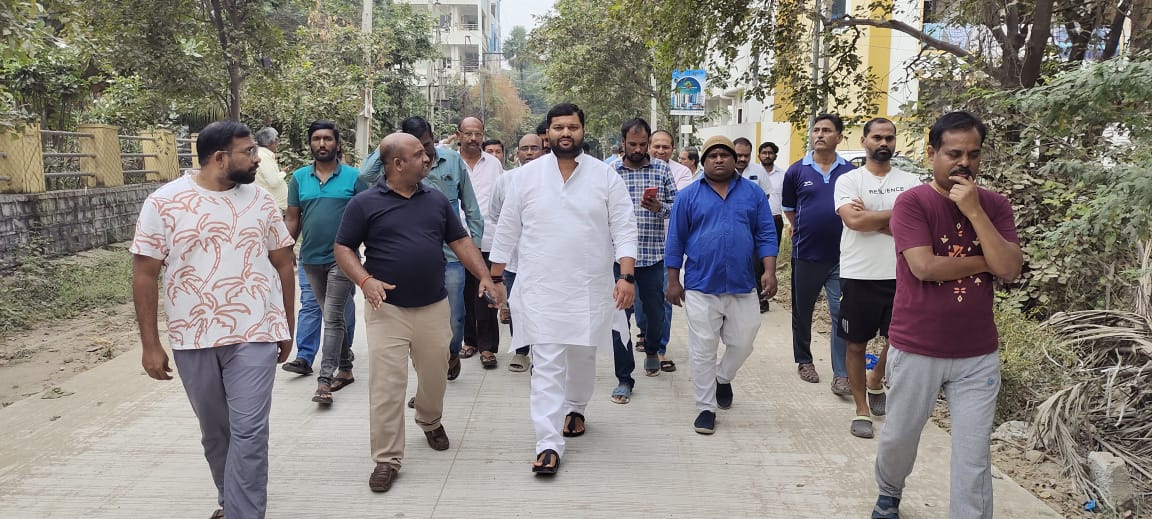 గాయత్రి నగర్ & శ్రీరామ్ నగర్ కాలనీ లో ప్రజా సమస్యల పరిశీలన