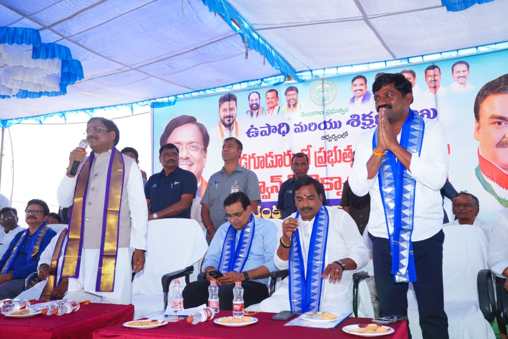 అడ్డగుడుర్ మండల కేంద్రంలో నూతనంగా నిర్మించనున్న ప్రభుత్వ ఐ.టి.ఐ
