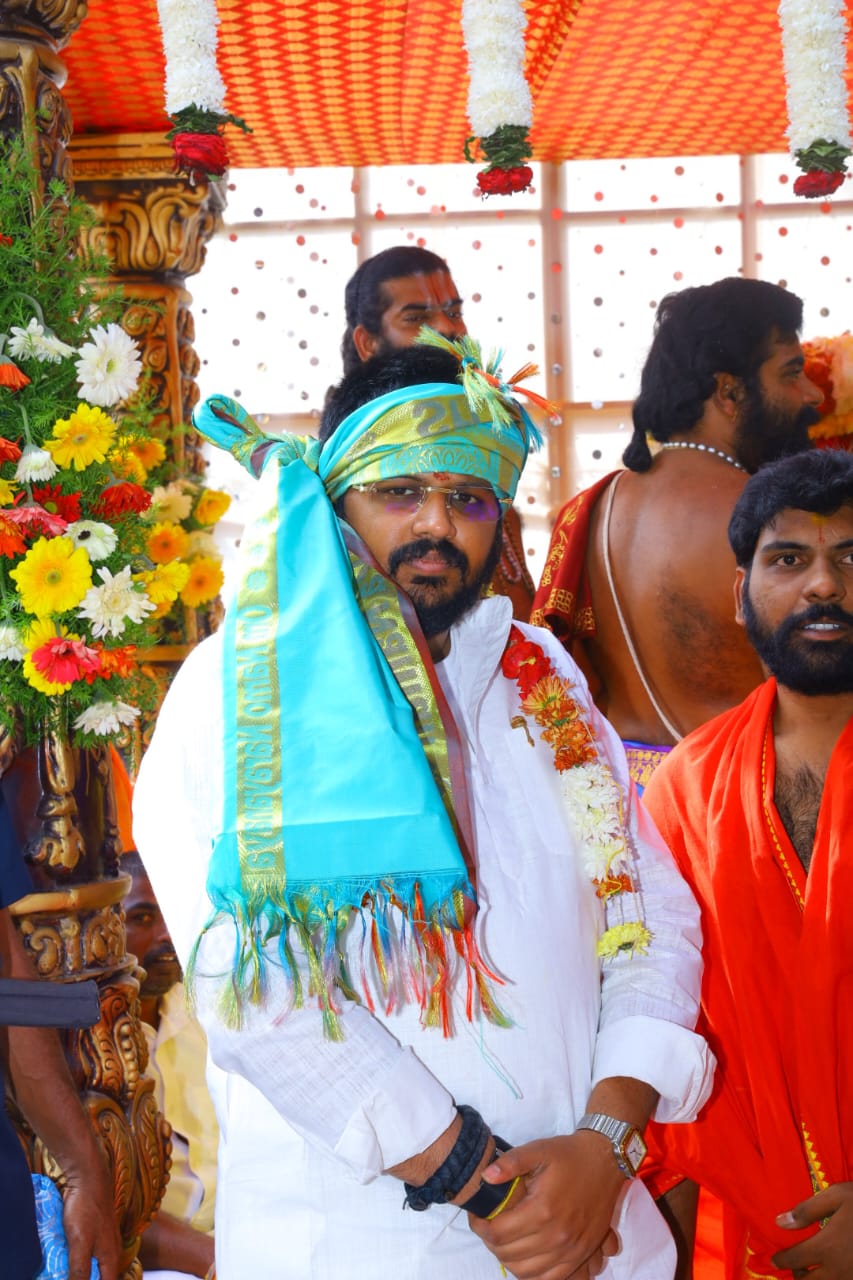 సుదర్శన నరసింహ హోమంలో పాల్గొన్న ఎమ్మెల్యే మైనంపల్లి రోహిత్ రావు….రామయంపేట పట్టణం