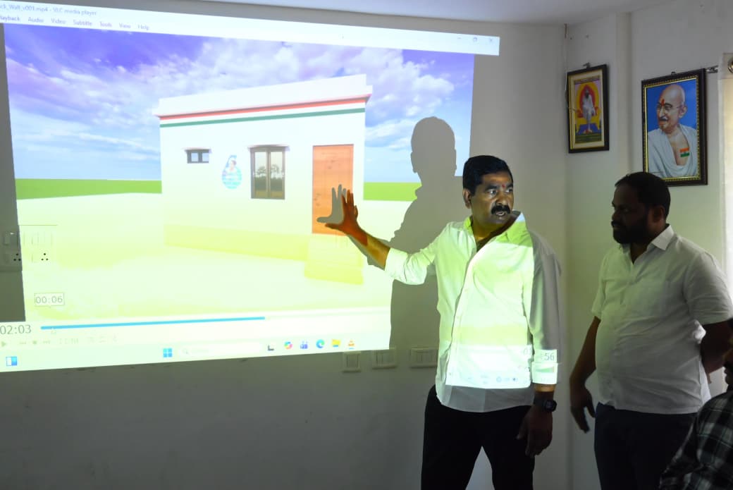 శాస్త్రీయ పద్ధతిలో ఇందిరమ్మ ఇళ్ల నిర్మాణం – ఎమ్మెల్యే కె.ఆర్. నాగరాజు
