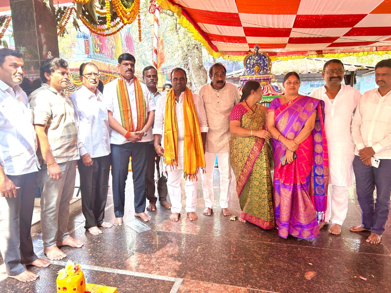 శ్రీశ్రీశ్రీ పెద్దమ్మ(పోచమ్మ) తల్లి 21వ వార్షిక మహోత్సవ ప్రత్యేక పూజల్లో పాల్గొన్న నర్సారెడ్డి భూపతి రెడ్డి