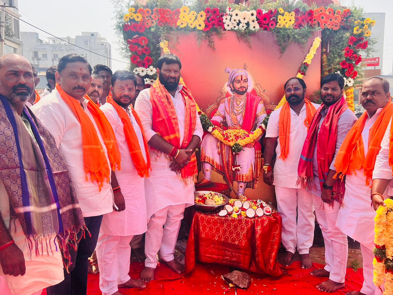 కుత్బుల్లాపూర్ నియోజక వర్గంలోని పలు ప్రాంతాలలో ఛత్రపతి శివాజీ