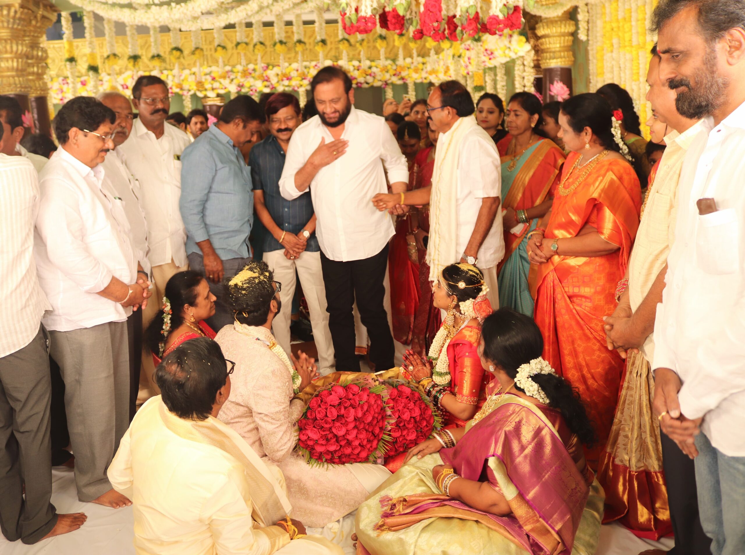 భవిత – మోనిష్ దంపతులను ఆశీర్వదించిన ప్రసనన్న