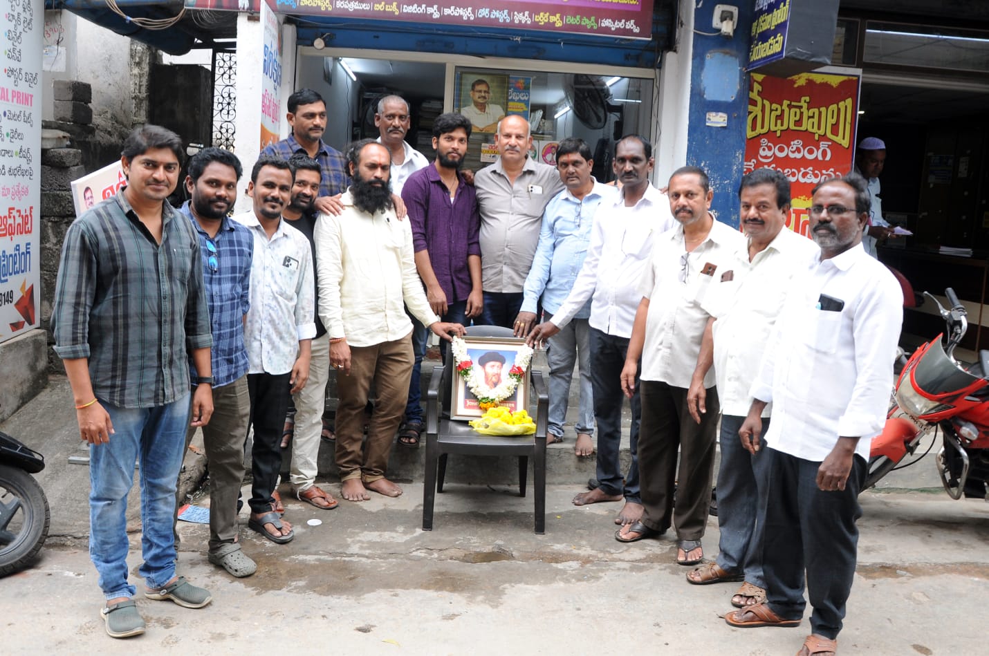 కోదాడలో ఘనంగా ప్రింటర్స్ డే వేడుకలు.*జాన్ గూటెన్ బర్గ్‌కు ఘన నివాళి