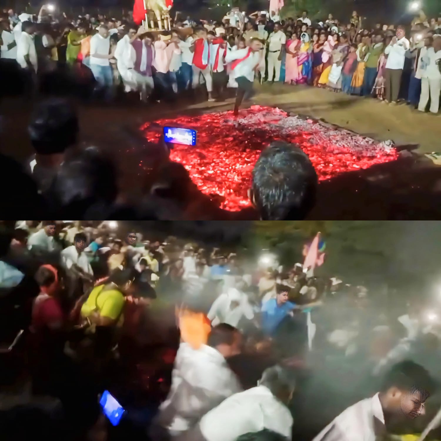 శ్రీ పార్వతి రామలింగేశ్వర స్వామి ఉత్సవాల్లో అపశృతి