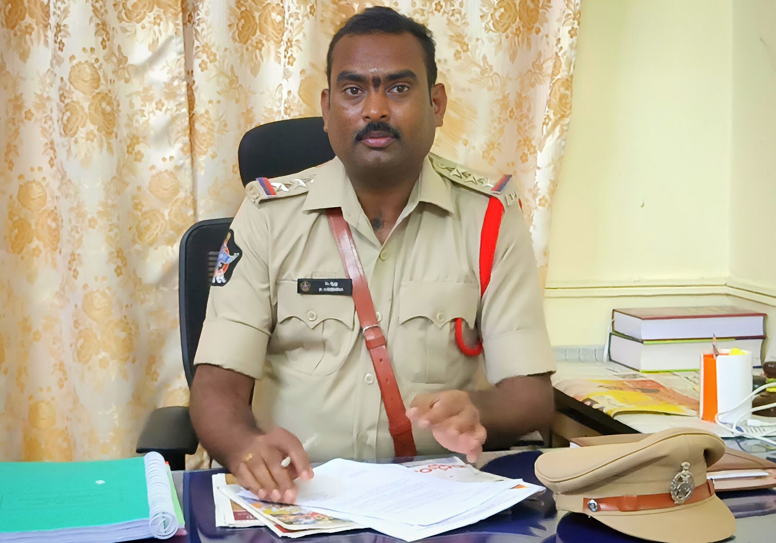 భీమడోలు సర్కిల్ సీఐగా పీ కృష్ణ బాధ్యతల స్వీకరణ