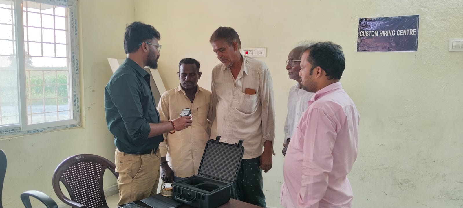 శనగపాడు గ్రామంలో రైతులకు స్మార్ట్ అగ్రికల్చర్‌పై శిక్షణ కార్యక్రమం