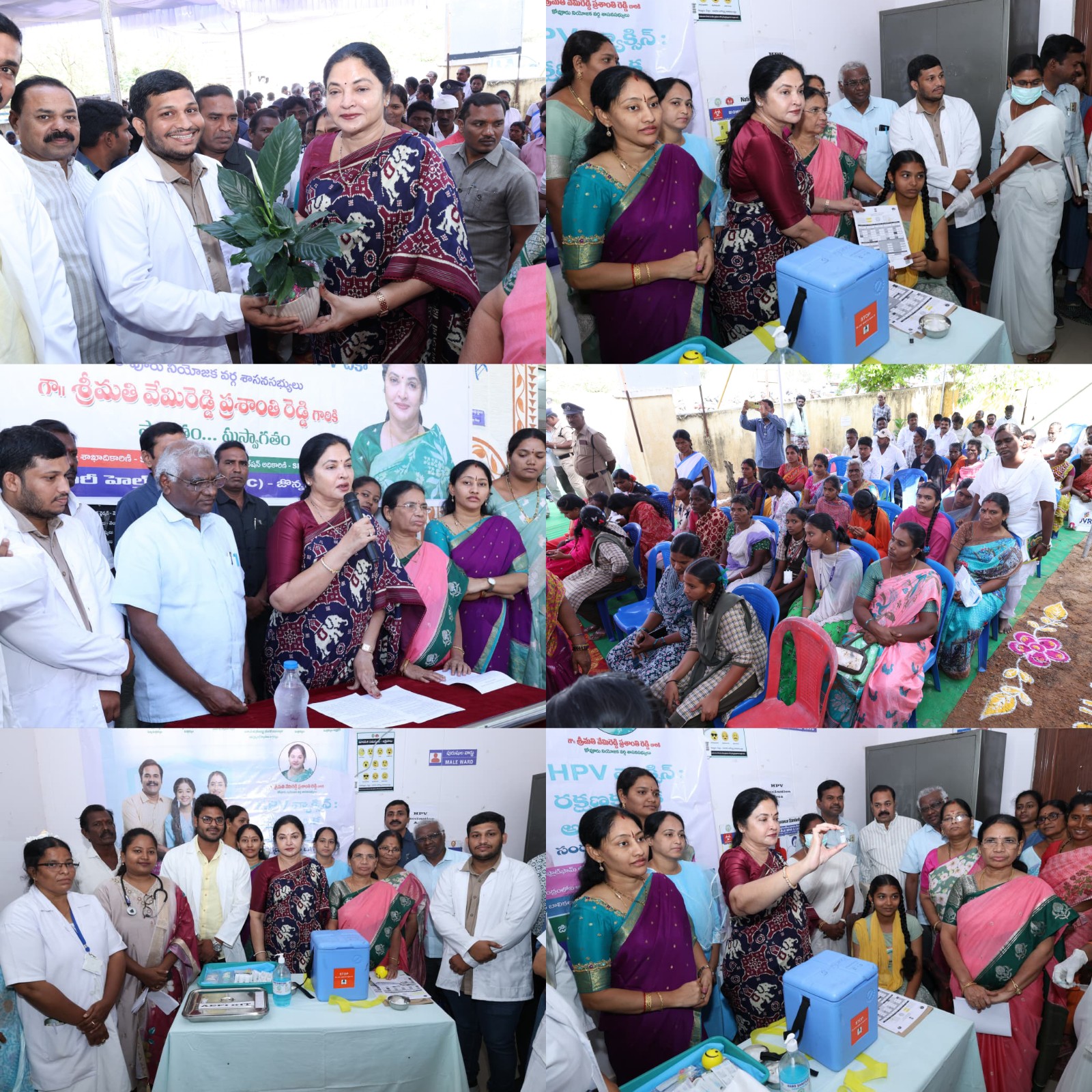 14 ఏళ్లు పూర్తయిన ఆడ పిల్లలందరూ క్యాన్సర్ నివారణ వ్యాక్సినేషన్.