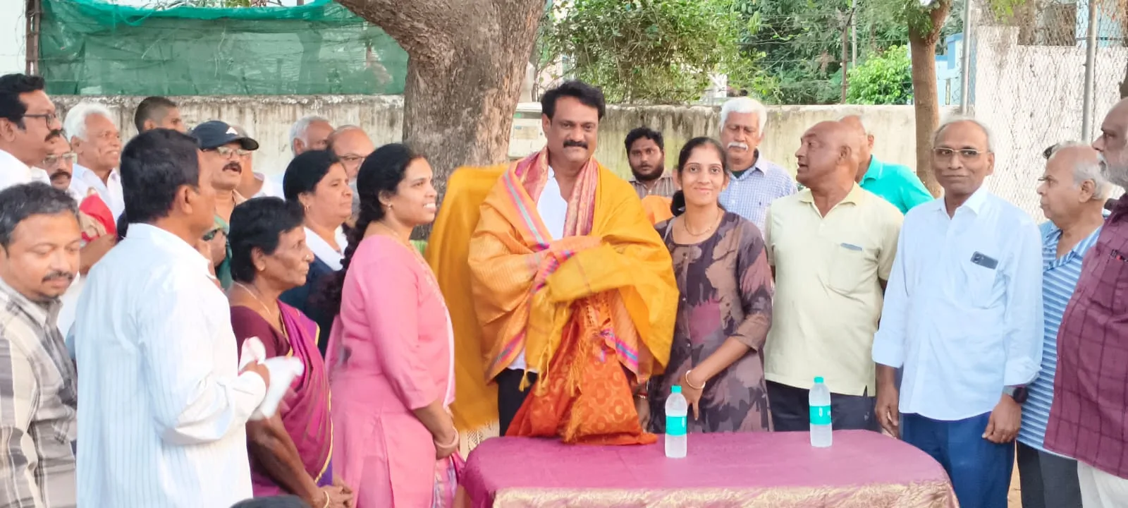 కిందికుంట పార్క్‌లో ఘనంగా ఉగాది వేడుకలు – తాజా మాజీ కార్పొరేటర్ నార్నే శ్రీనివాస రావుకు సన్మానం