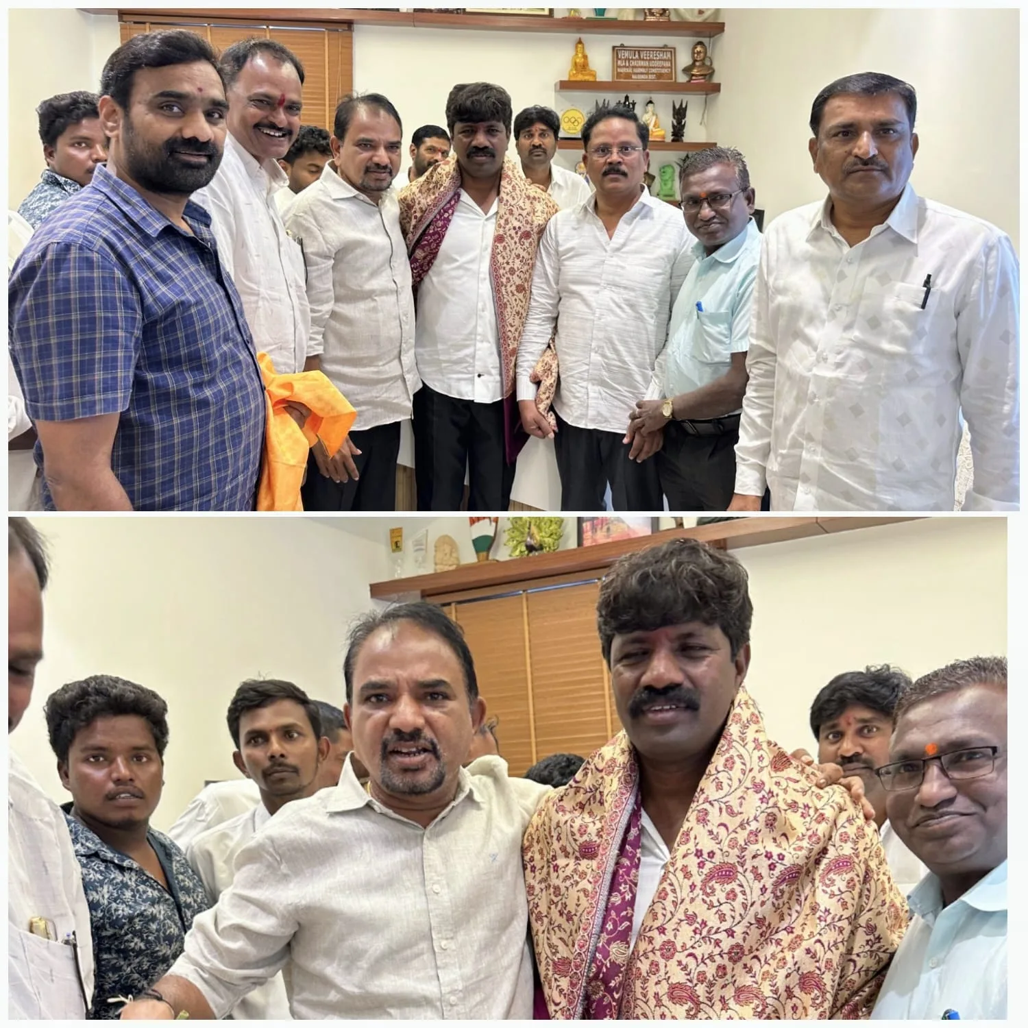 ప్రభుత్వ విప్‌గా బాధ్యతలు స్వీకరించిన ఎమ్మెల్యే వేముల వీరేశం