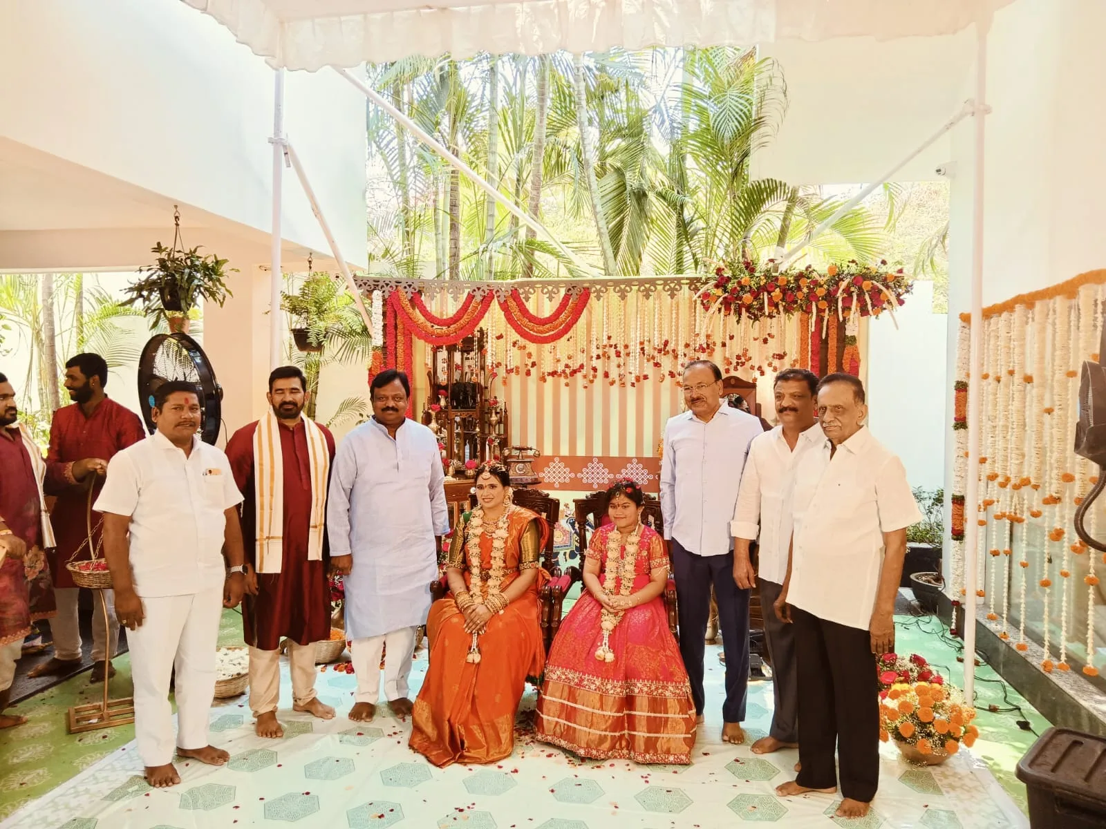 జూబ్లీహిల్స్ ఎంపీ ఎమ్మెల్యే కాలనీ వాసులు కె. ఎస్ రావు కుమార్తె వివాహం