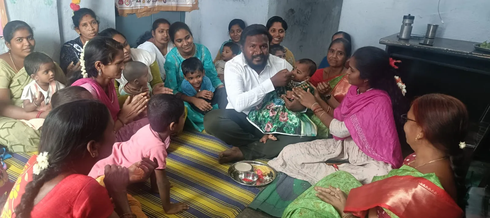 41వ. డివిజన్ లోని అంగన్వాడీ సెంటర్ లో ఘనంగా అన్నప్రాసన, బాల్య సంరక్షణ, విద్య డే కార్యక్రమం.