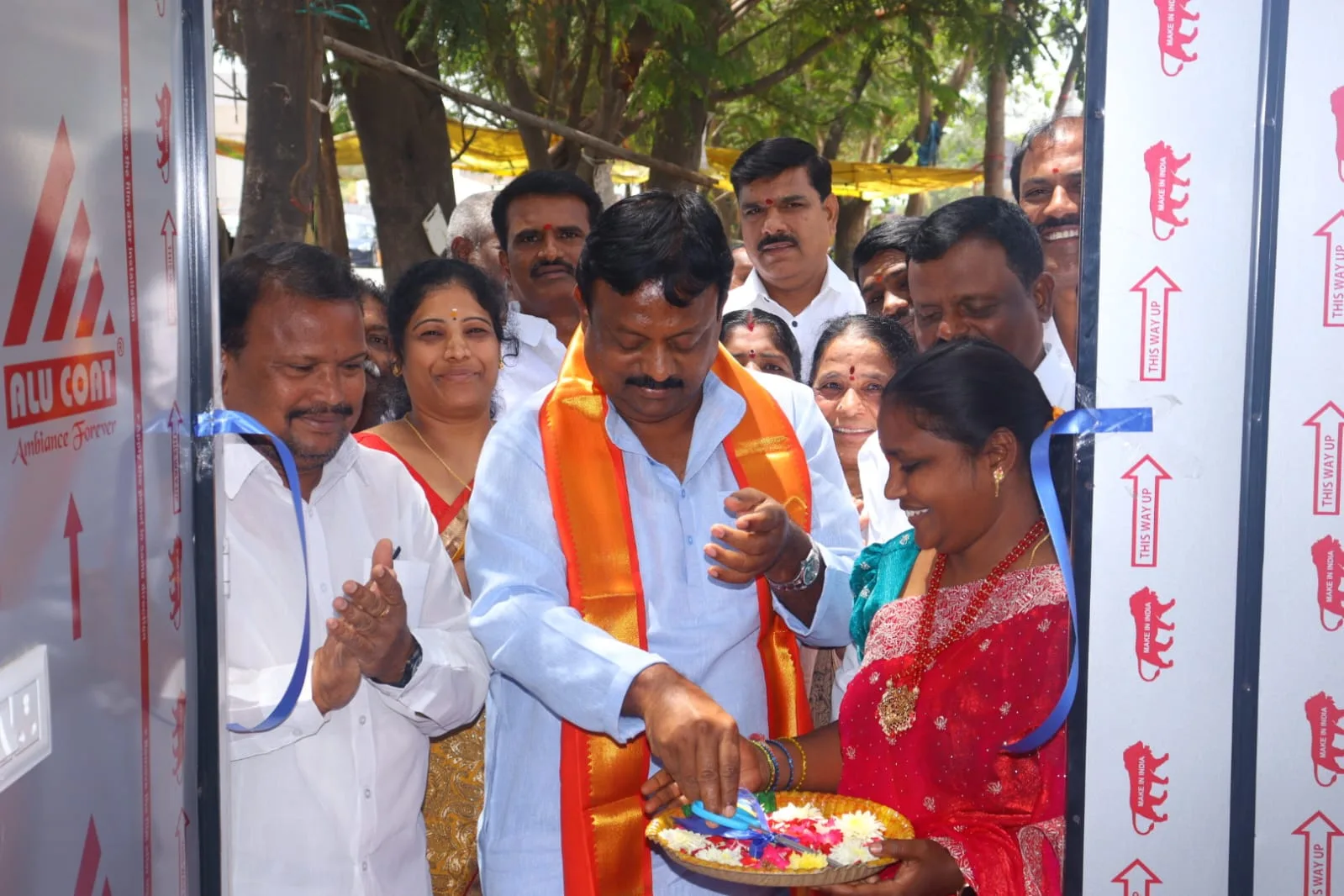 కుత్బుల్లాపూర్ నియోజకవర్గం సుచిత్రలో ఏర్పాటు చేసిన ఇందిరా మహిళ శక్తి