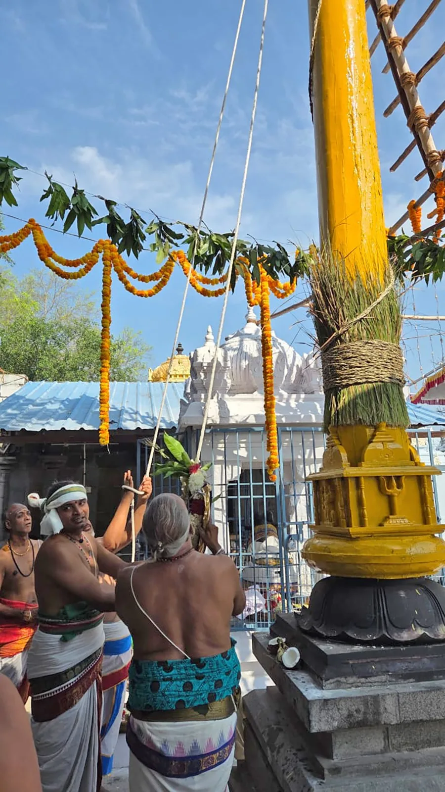 వైభవంగా బ్రహ్మోత్సవ ధ్వజారోహణం