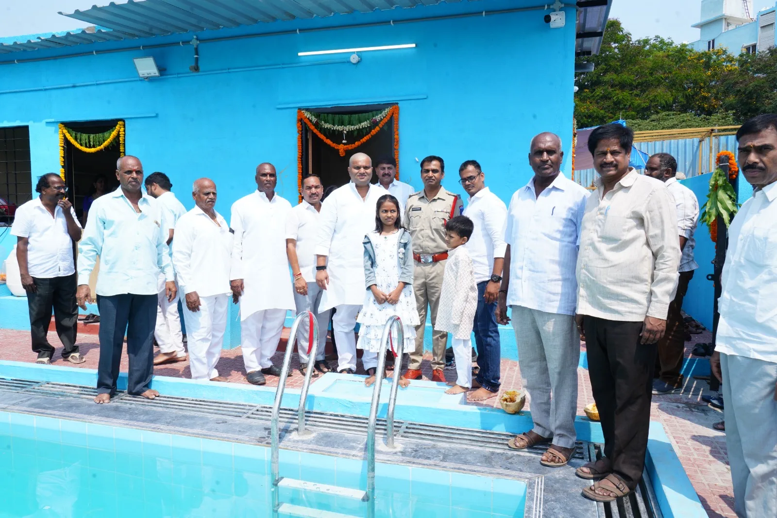ఎలైట్ స్విమ్మింగ్ పూల్ ప్రారంభోత్సవ కార్యక్రమం