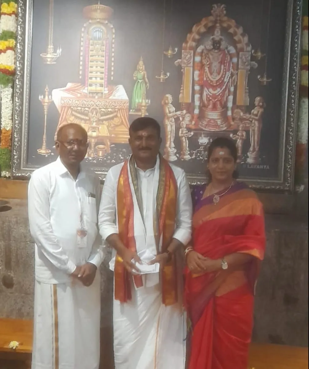 శ్రీకాళహస్తీశ్వరుని సేవలో గిరినాయుడు…