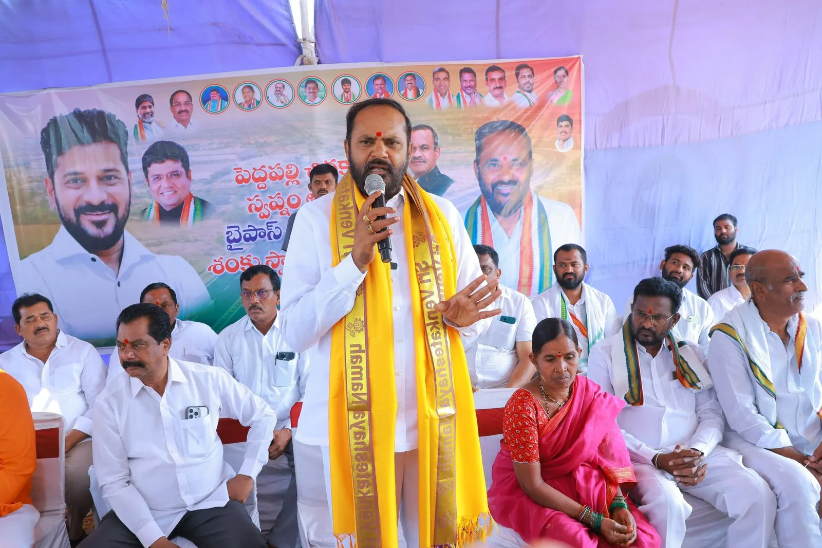 రూ. 82 కోట్లతో పెద్దపల్లి బైపాస్ రోడ్డుకు శంకుస్థాపన