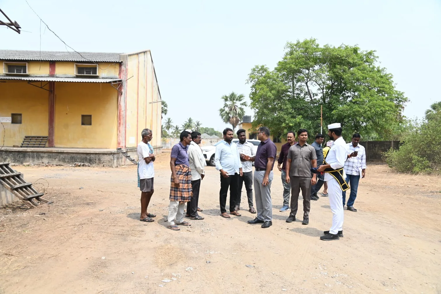 పెద్దపల్లి మండలం రంగాపూర్ లోని ఐజి గోదాములను పరిశీలన