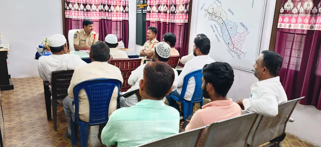 లక్షెట్టిపేట పోలీస్ స్టేషన్‌లో శాంతి సమన్వయ సమావేశం…