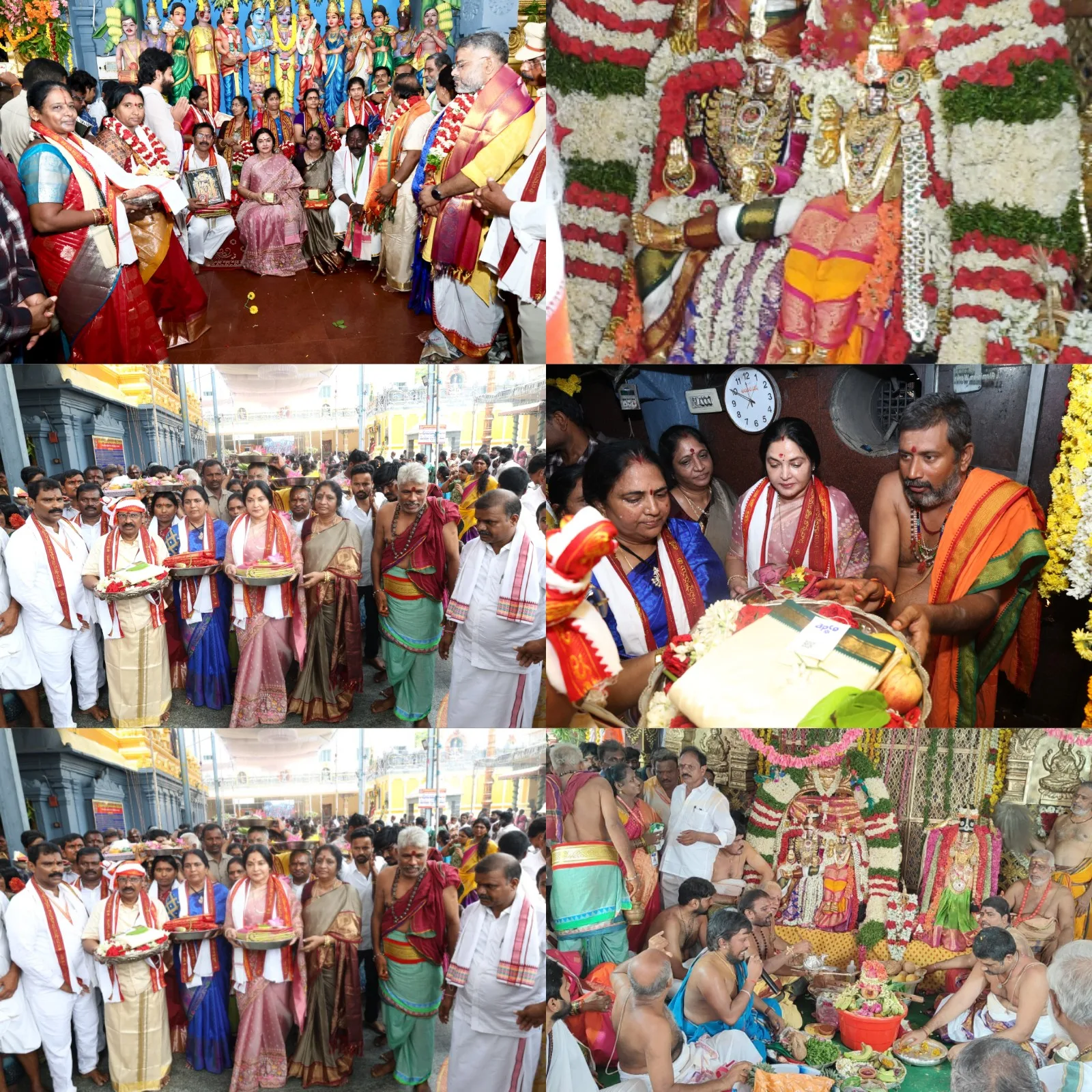 సర్వాంగ సుందరంగా శ్రీ మల్లికార్జున స్వామి కామాక్షితాయి అమ్మవారి కళ్యాణం