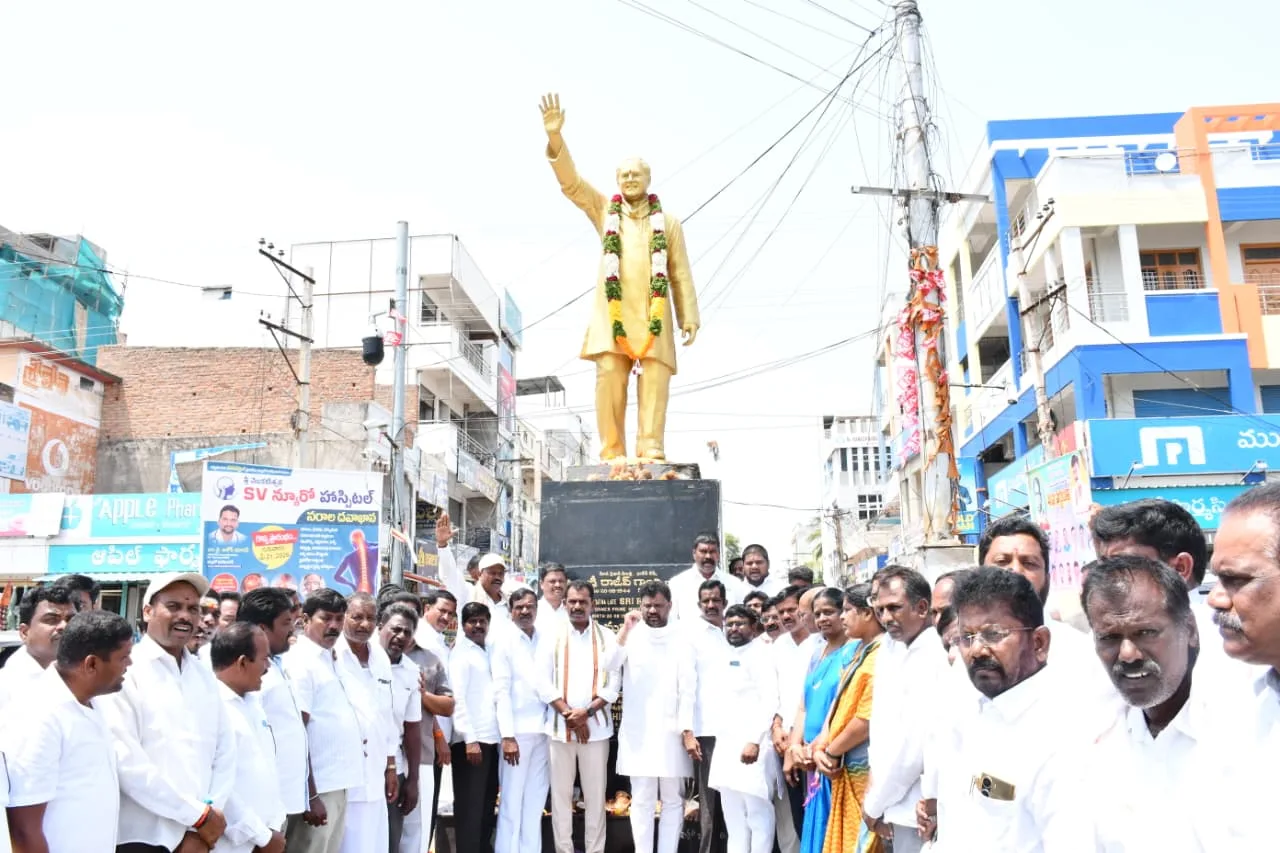 ఆధునిక భారత నిర్మాణ శిల్పి మాజీ ప్రధాని స్వర్గీయ రాజీవ్ గాంధీ……..ఎమ్మెల్యే మేఘారెడ్డి