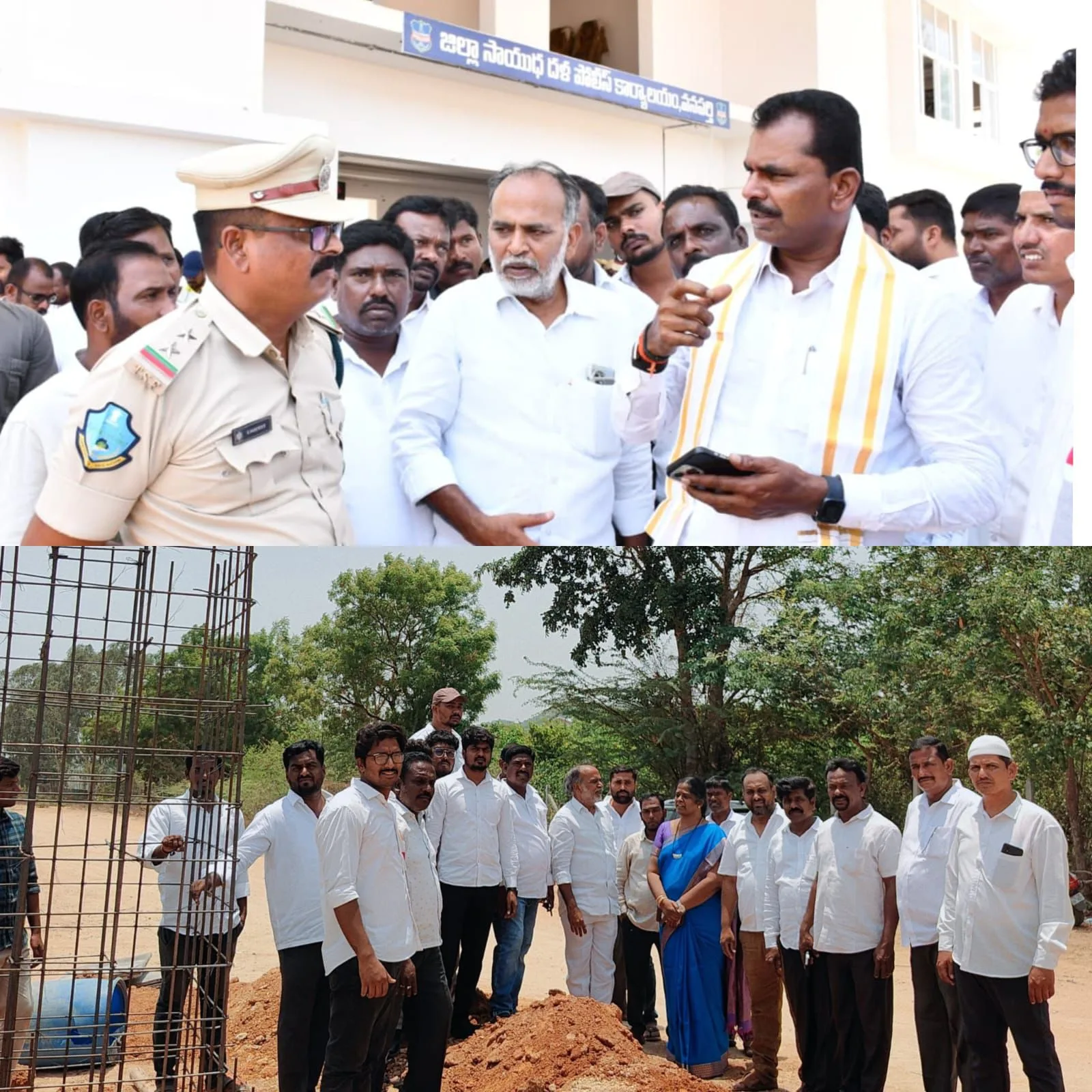 ప్రొఫెసర్ జయశంకర్ విగ్రహ ఏర్పాటు పనులను అడ్డుకున్న ఫారెస్ట్ అధికారులు.