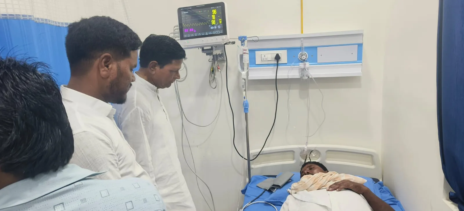 బద్రు నాయక్ ను పరామర్శించిన..