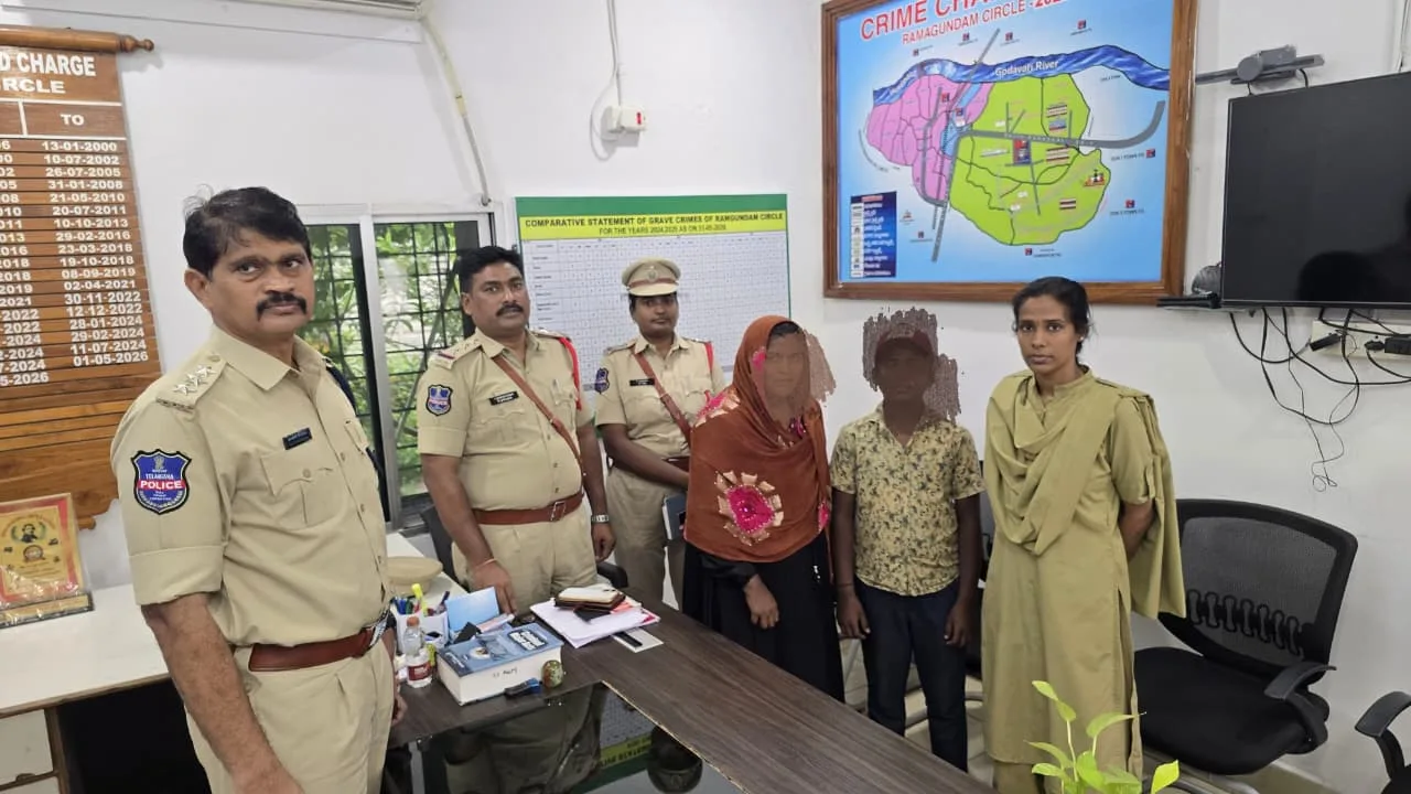 రెండేళ్లుగా కనిపించని తల్లి–కుమారుడిని గుర్తించిన రామగుండం పోలీసులు…