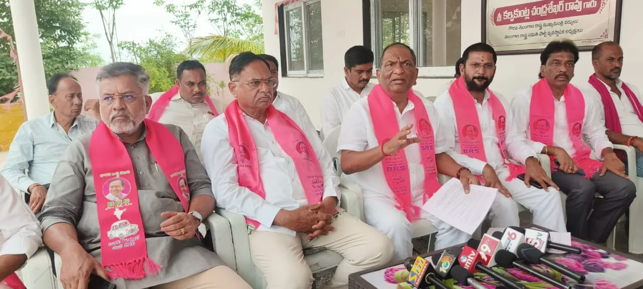 కన్నెపల్లి పంప్‌హౌస్‌ను వెంటనే ప్రారంభించి రైతులకు నీరందించాలి మాజీ మంత్రి కొప్పుల ఈశ్వర్.