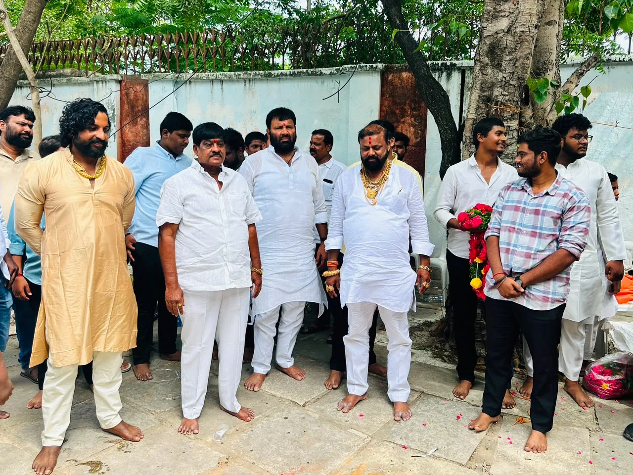 గోల్కొండలో జరిగిన శ్రీ జగదాంబిక అమ్మవారి బోనాల తొట్టెల ఊరేగింపు
