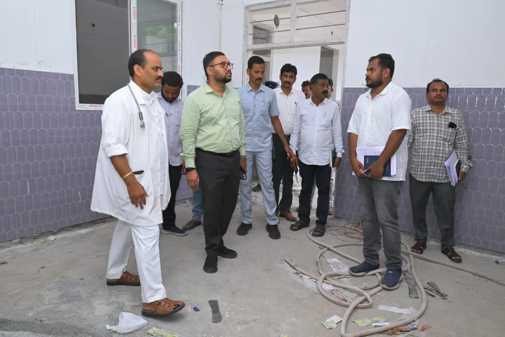 కోదాడ ప్రభుత్వ ఆసుపత్రి నాణ్యతా ప్రమాణాలతో ఆసుపత్రి నిర్మాణం