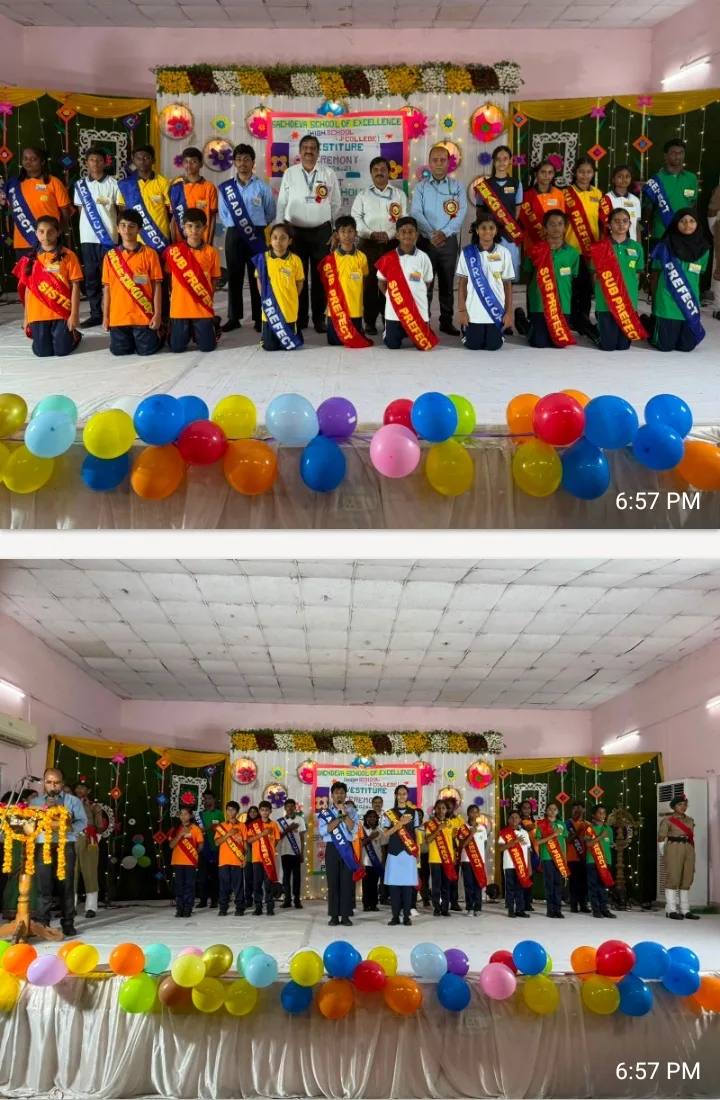 సచ్‌దేవా స్కూల్‌లో ఘనంగా విద్యార్థి నాయకత్వ బాధ్యతల స్వీకారోత్సవం….