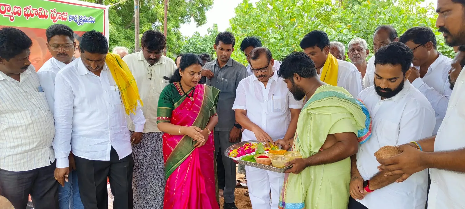 వంగవీటి మోహన్ రంగా విగ్రహ శంకుస్థాపన కార్యక్రమం