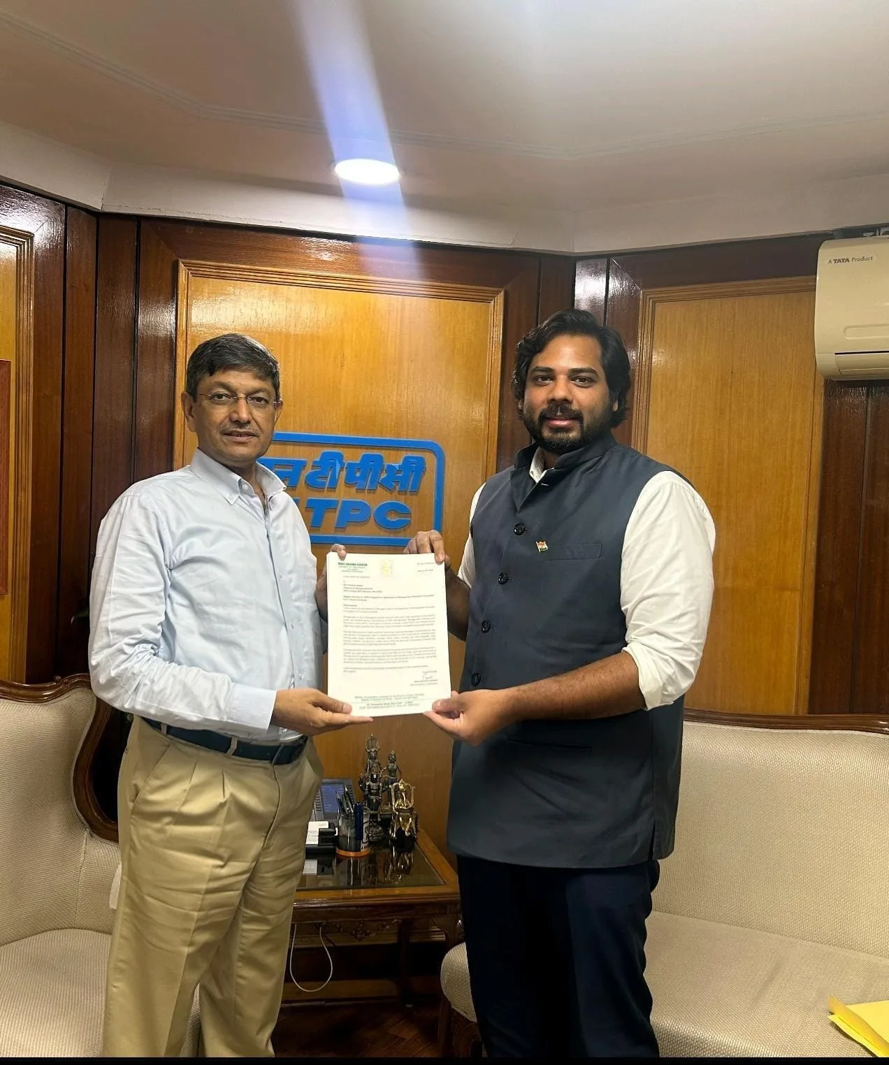 రామగుండం కార్మికుల హక్కుల కోసం ఢిల్లీలో ఎంపీ గడ్డం వంశీ కృష్ణ పోరాటం.