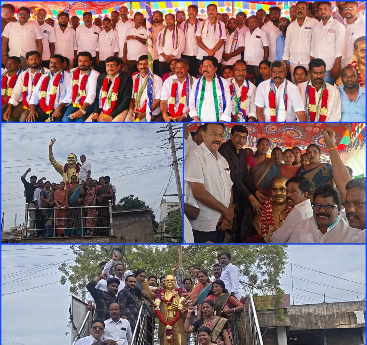 నాయుడుపేటలో వైఎస్సార్ కాంగ్రెస్ పార్టీ ఆధ్వర్యంలో డీఎస్సీ అక్రమాలపై రిలే నిరాహార దీక్షలు