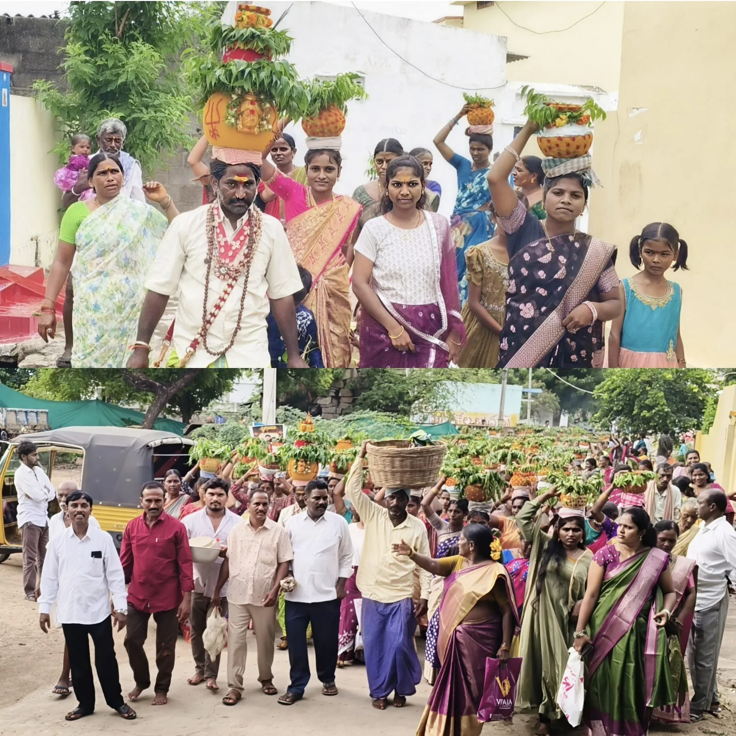 టేకుమట్లలో భక్తిశ్రద్ధల మధ్య ఘనంగా ముత్యాలమ్మ తల్లి బోనాల మహోత్సవం