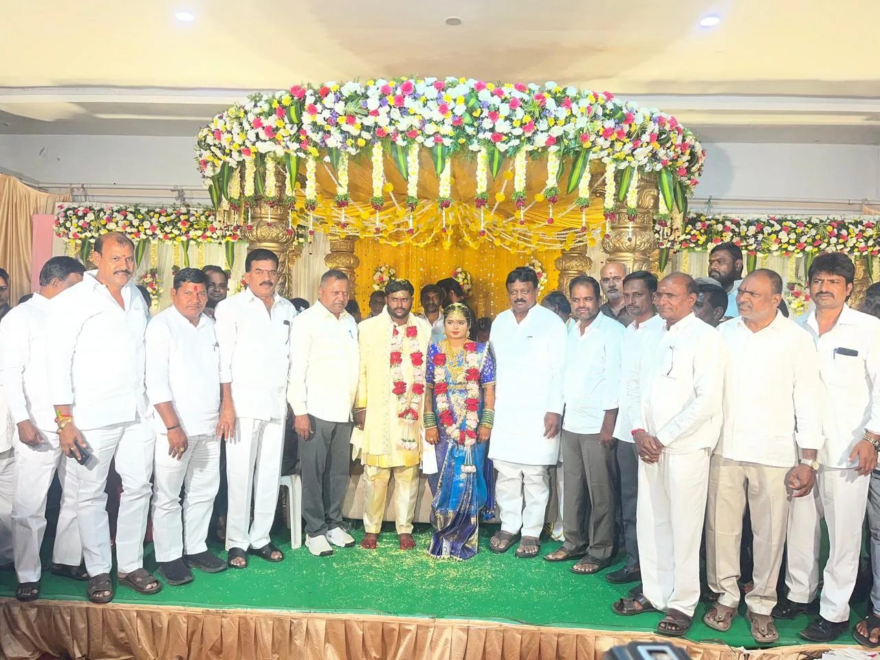 కుత్బుల్లాపూర్ నియోజకవర్గ యువజన కాంగ్రెస్ నాయకులు శివారెడ్డి  వివాహ వేడుక