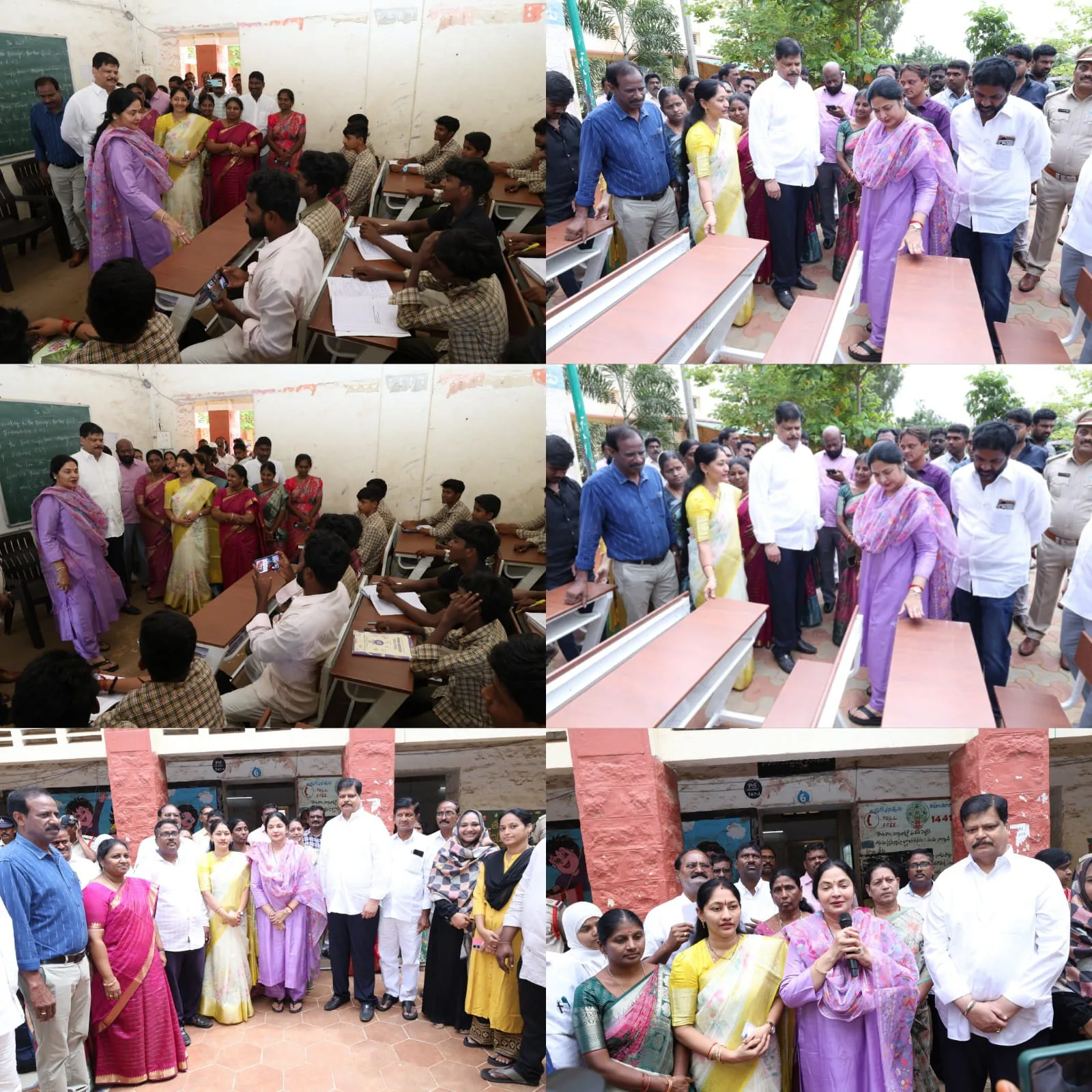 ప్రభుత్వ బడులకు 100 బెంచీలు..
