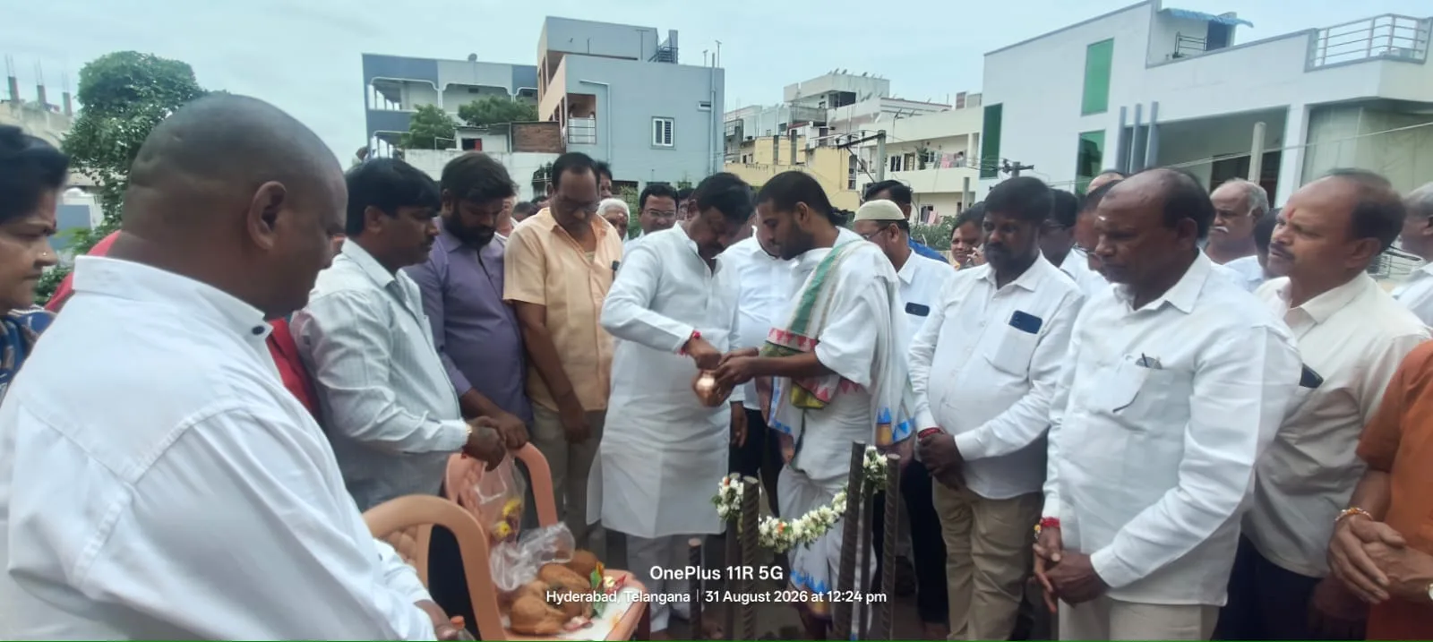 ద్వారకానగర్ మల్టీపర్పస్ హాల్ నిర్మాణానికి శంకుస్థాపన