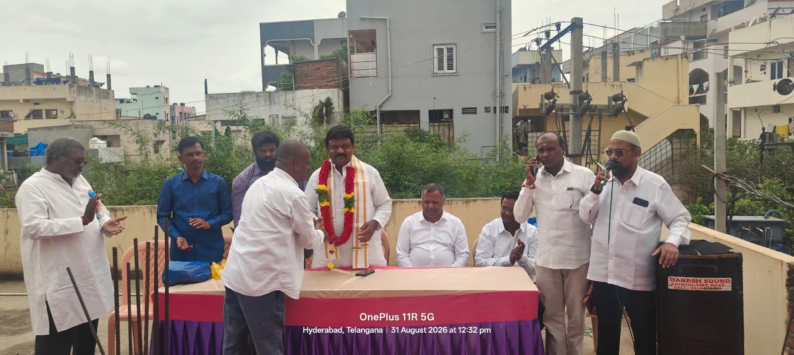 కుత్బుల్లాపూర్ కురుమ సంఘం శ్మశాన వాటిక నిర్మాణానికి శంకుస్థాపన