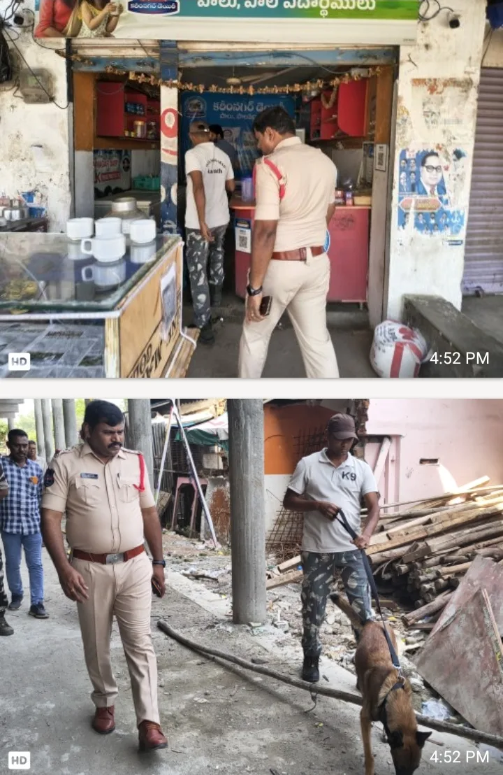 గాంధీచౌక్‌లో పోలీసుల మెరుపు తనిఖీలు….