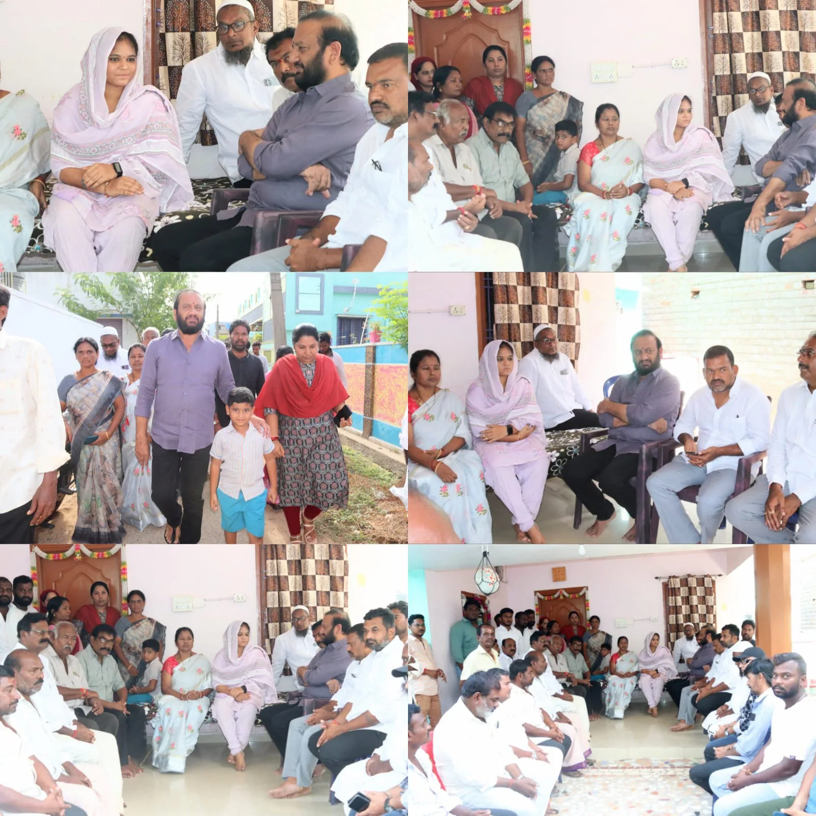 మౌనికను పరామర్శించిన మాజీ మంత్రి నల్లపరెడ్డి