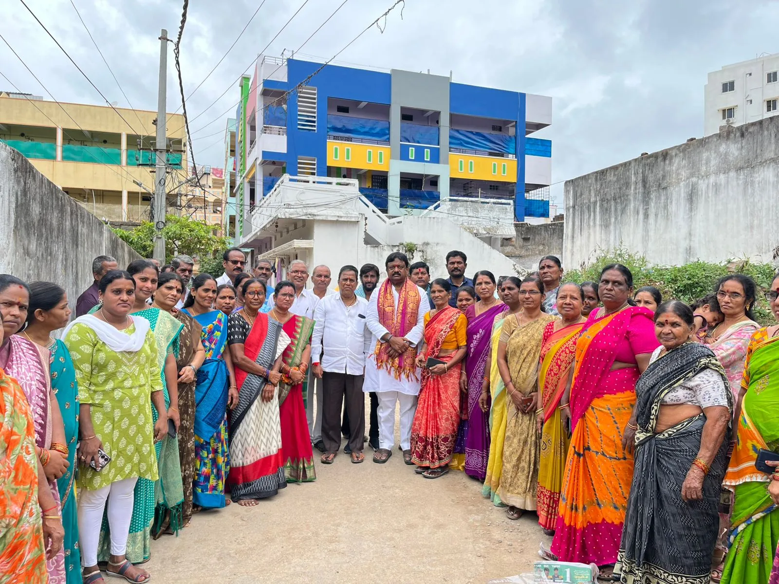 కళావతి నగర్‌లో మల్టీపర్పస్ హాల్ నిర్మాణానికి శంకుస్థాపన