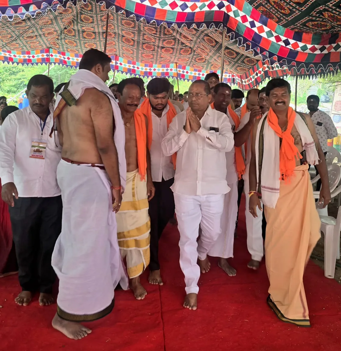 అల్విన్ కాలనీ డివిజన్ పరిధిలోని భూదేవి హిల్స్ కాలనీలో ఉన్న శ్రీ రాజరాజేశ్వర స్వామి