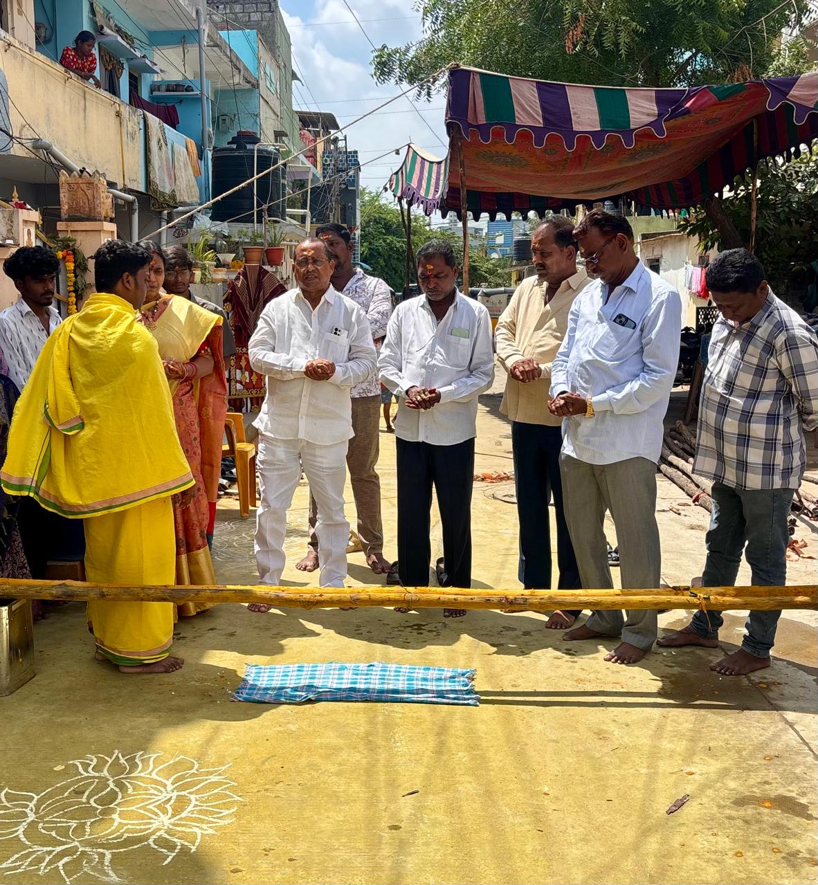 రానున్న వినాయక చవితి శుభసందర్భంగా ఆల్విన్ కాలనీ డివిజన్ ఎల్లమ్మబండ