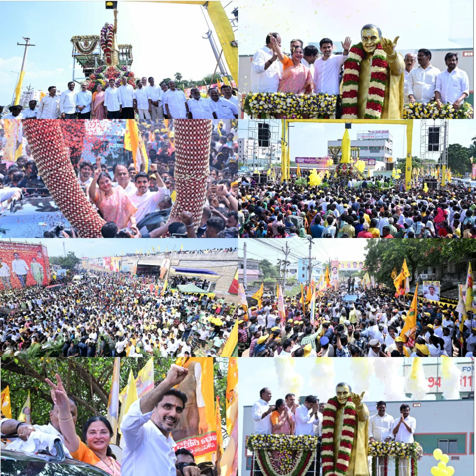 కోవూరులో అడుగుపెట్టిన లోకేష్ ఉత్సాహంతో కార్యకర్తల సందడి.